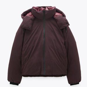 🔥MOVING SALE🔥NEW ZARA DOWN COAT Puffy Jacket XS